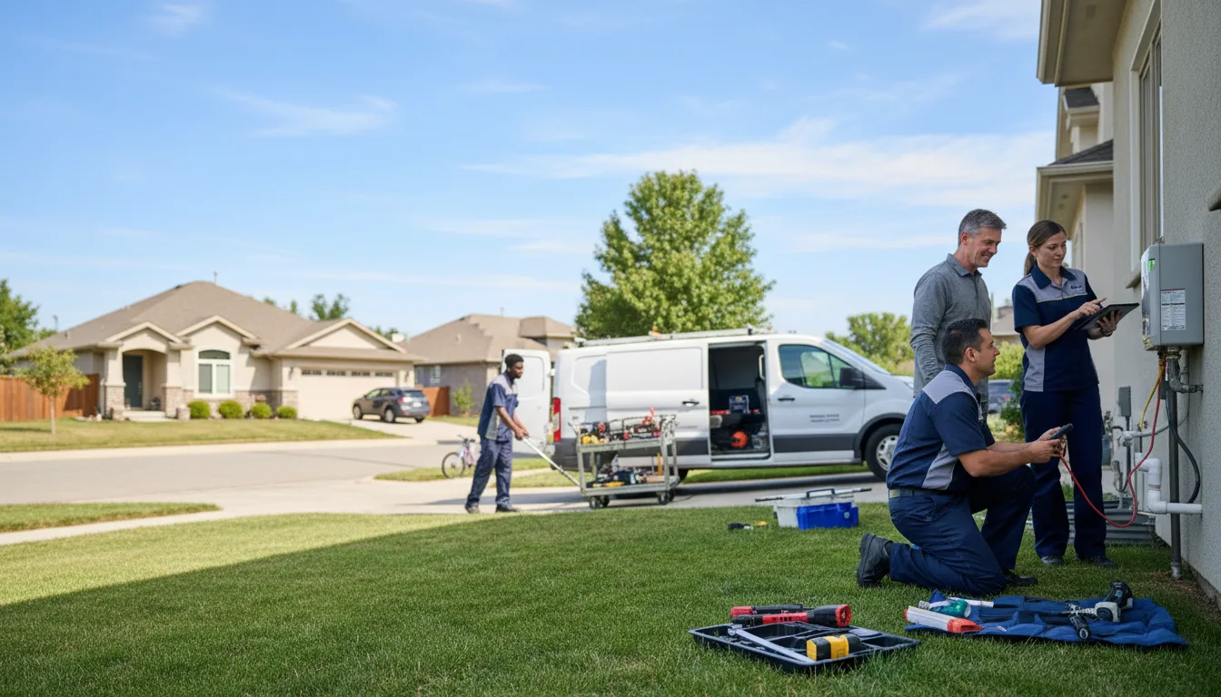 Tankless water heater service in Oden, AR